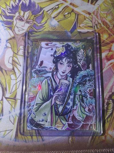 天玑星卡拍第五十八期《我们终将醒来》周一预展结束周四截拍 持续收拍中 满赠三娘需备注 - 【亲签卡】香山文创 黄诗雨 红楼梦 十二金钗 林黛玉 彩闪