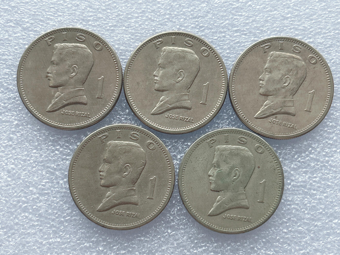 第一海外回流一元起拍收藏 散集专场 第133期 菲律宾1比索大币 5枚