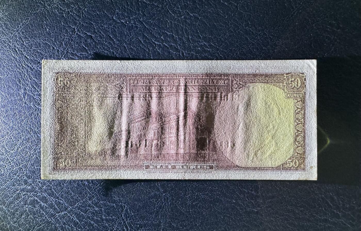 收藏联盟Quantum Auction 第387期拍卖  土耳其1930年50库鲁 品相UNC- BWC作品