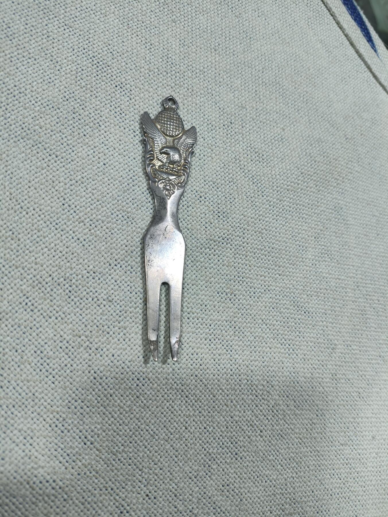 仁孝堂徽章红藏拍卖(第八场) 二战纯银军用餐具 18.9克