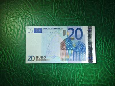 欧盟纸币Euro 2002版 20欧元 L冠芬兰版 （稀有冠号）二签 全新UNC  - 欧盟纸币Euro 2002版 20欧元 L冠芬兰版 （稀有冠号）二签 全新UNC 