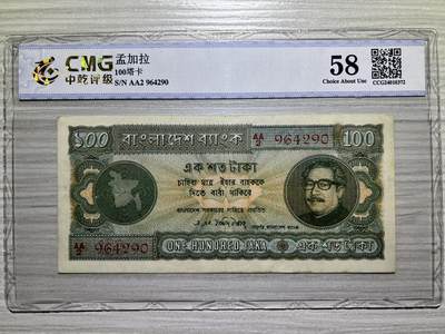 孟加拉 100塔卡 首发 稀少 - 孟加拉 100塔卡 首发 稀少