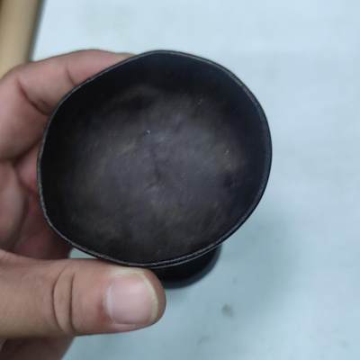 PCAI钱币31-36像章杂项小专场 一个民国老铜油杯。大个厚重