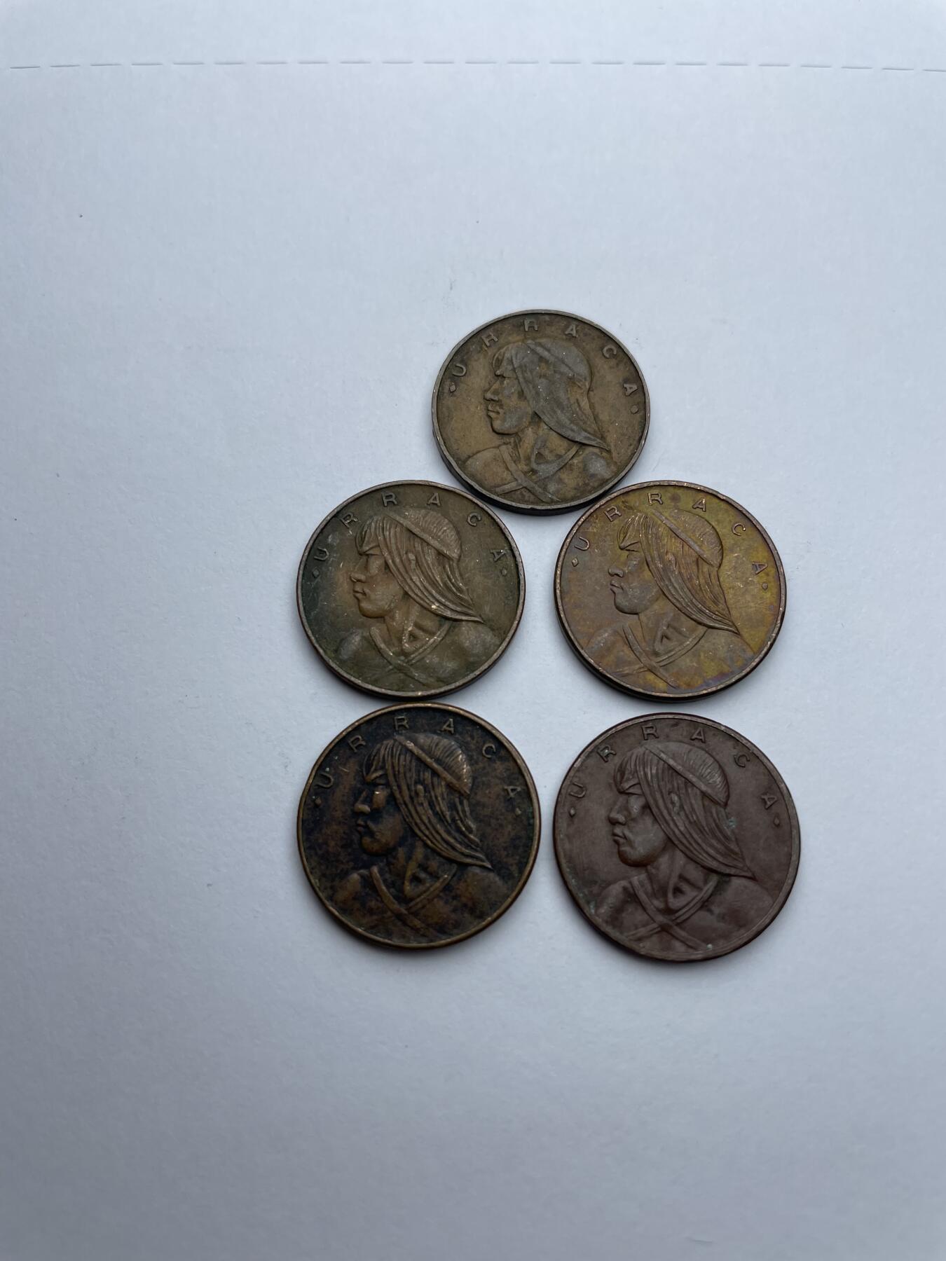 每日一拍，2024年集古藏今外币拍卖第十七期-第2场—（总第162拍），可以寄存60天，满160元包邮。 5个年份巴拿马1分