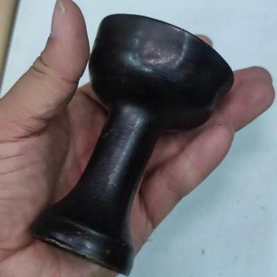 PCAI钱币31-36像章杂项小专场 一个民国老铜油杯。大个厚重