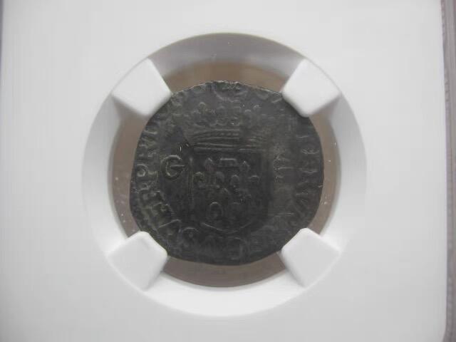 NGC-VF ED法国1643年多姆贝斯-奥尔良加斯顿15D银币