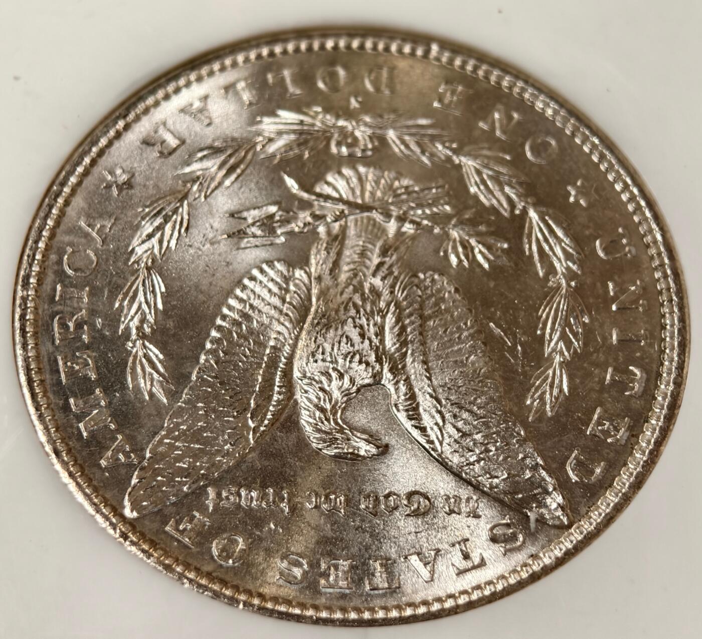 紫瑗钱币——第446期 美国 1882年 S版 摩根 大头妹 1美元 银币 NGC MS64