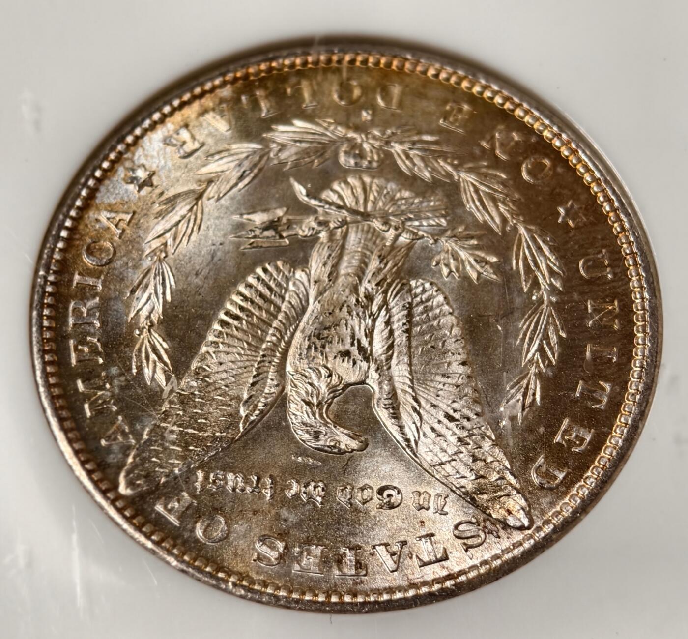 紫瑗钱币——第464期 美国 1879年 S版 摩根 大头妹 1美元 银币 NGC MS64