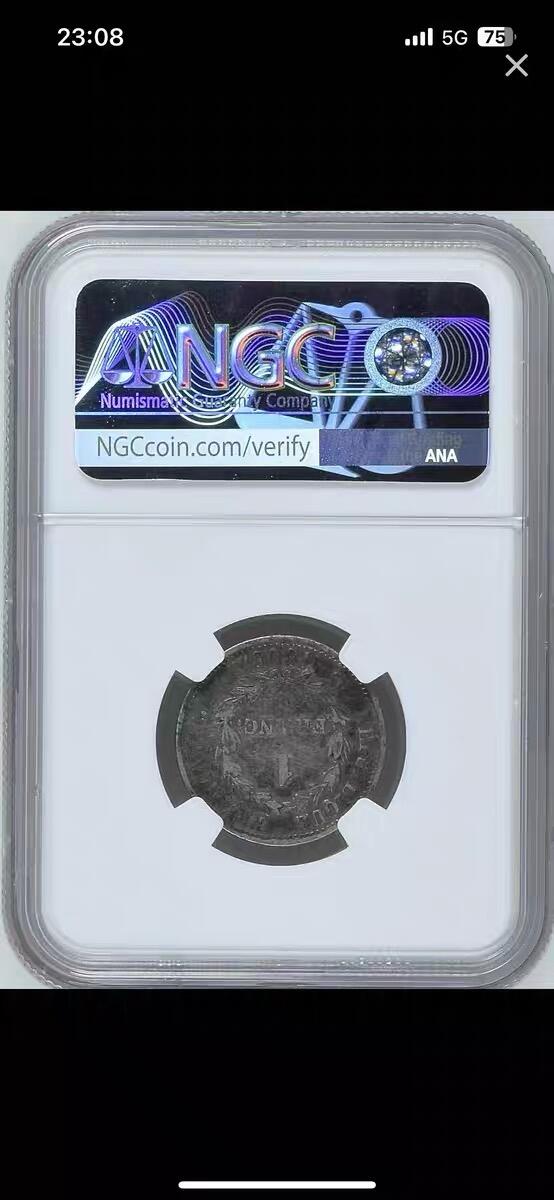 NGC-VF20法国1808年拿破仑执政时期1法郎银币