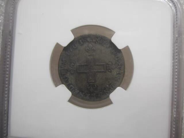 NGC-VF30法国1705年16D银币