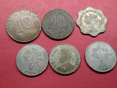 外国硬币 越南硬币一组六枚
