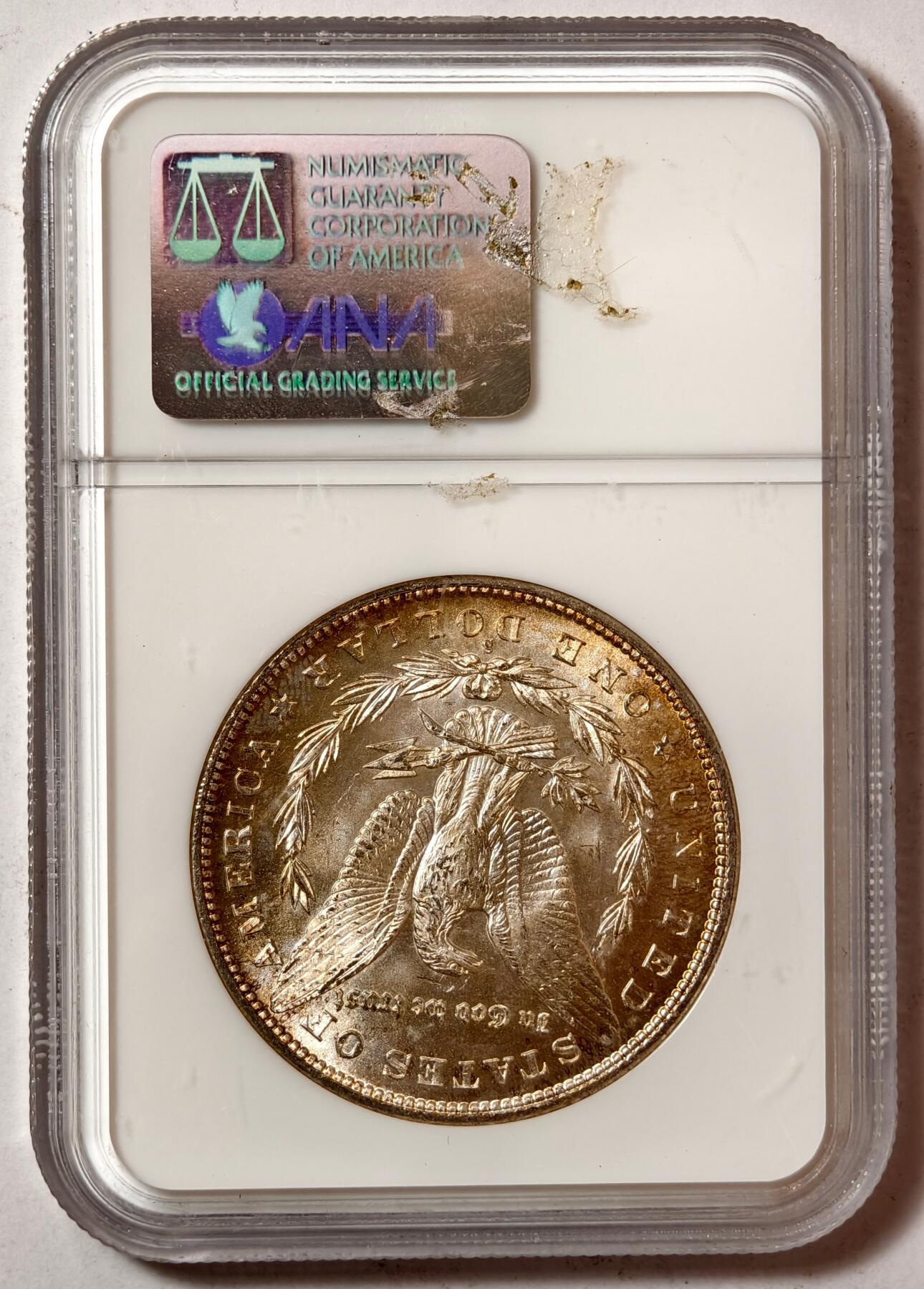 紫瑗钱币——第464期 美国 1879年 S版 摩根 大头妹 1美元 银币 NGC MS64