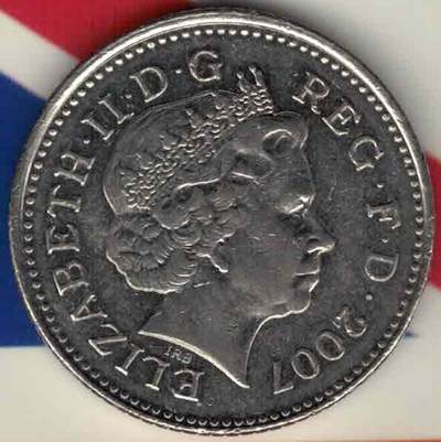 英国2007年10便士 欧洲硬币 实物如图 - 英国2007年10便士 欧洲硬币 实物如图