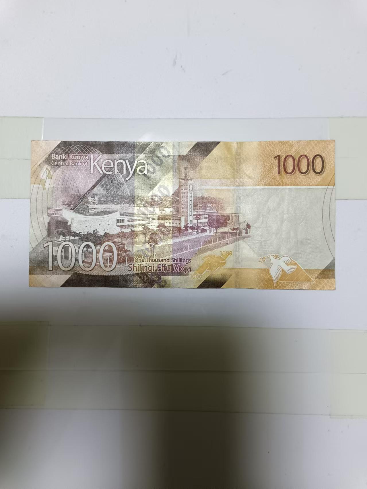 【20241104】非全新纸币第183场 肯尼亚1000先令