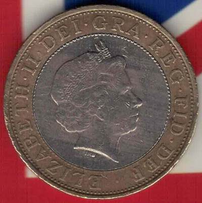 英国2006年2镑 纪念币 双金属 实物如图 - 英国2006年2镑 纪念币 双金属 实物如图