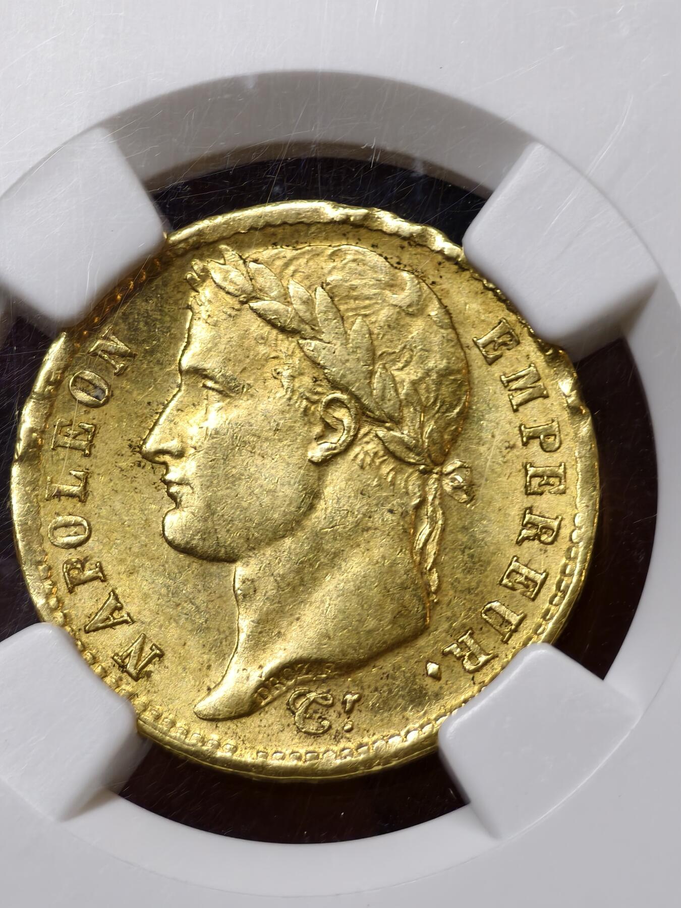 NGC-MS62法国1811年拿破仑一世20法郎金币