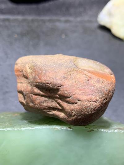 精美原皮冻料千层纹开窗料南红玛瑙原石一颗 精美原皮冻料千层纹开窗料南红玛瑙原石一颗