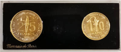 1957法属多哥样币一对完美品 - 1957法属多哥样币一对完美品