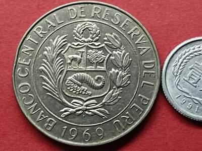 外国硬币套币散币 秘鲁硬币1969