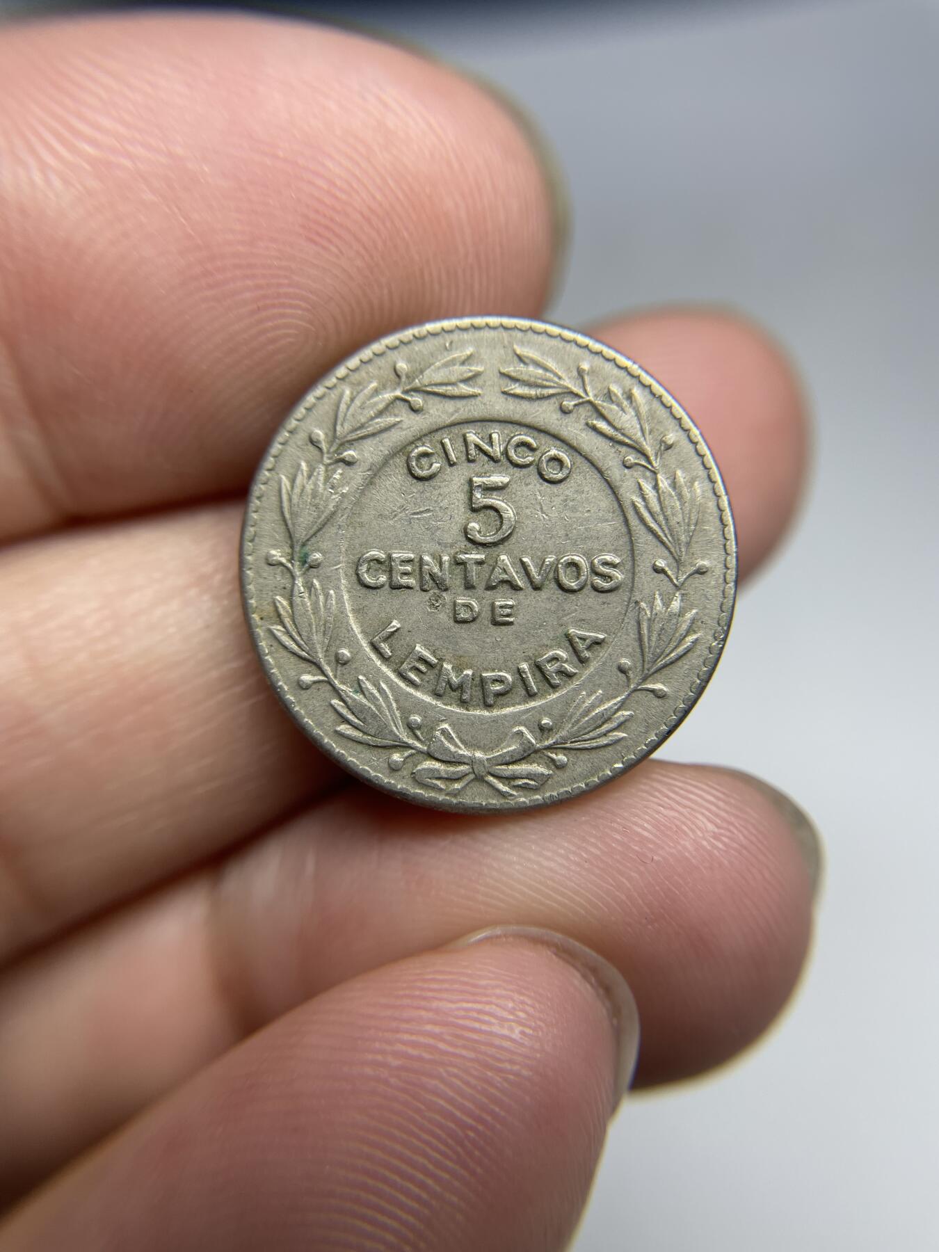 每日一拍，2024年集古藏今外币拍卖第十七期-第6场—（总第166拍），可以寄存60天，满160元包邮。 1956年洪都拉斯5分