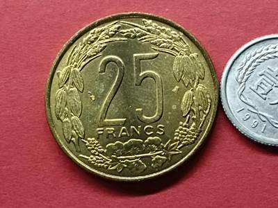 外国硬币套币散币 中非硬币25