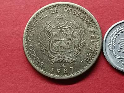 外国硬币套币散币 秘鲁硬币1987