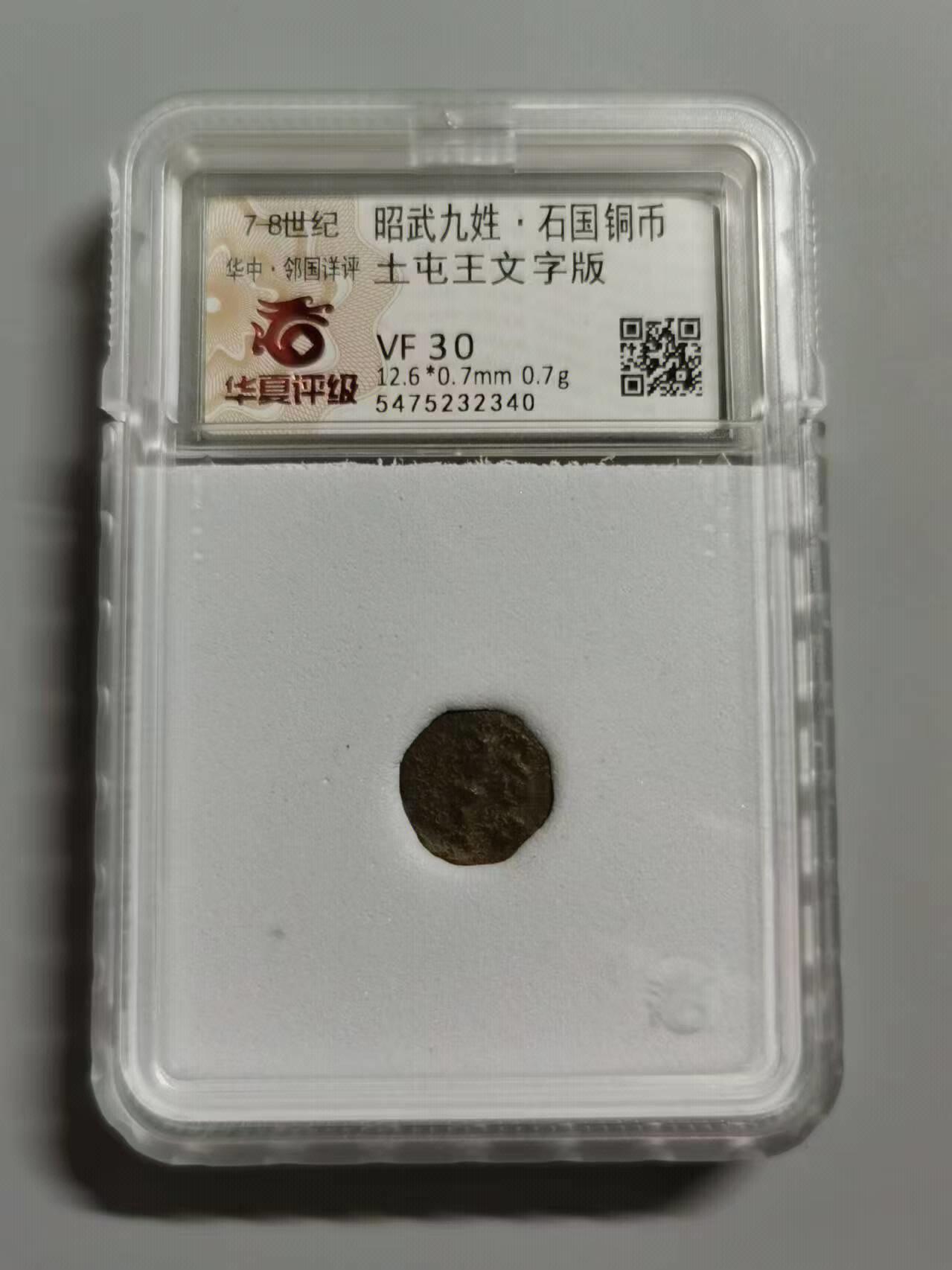 七河·世界钱币杂件小拍（总第26期） （7）X539 大唐西域粟特币 昭武九姓·石国铜币 土屯王文字版
