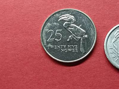 外国硬币套币散币 赞比亚硬币25