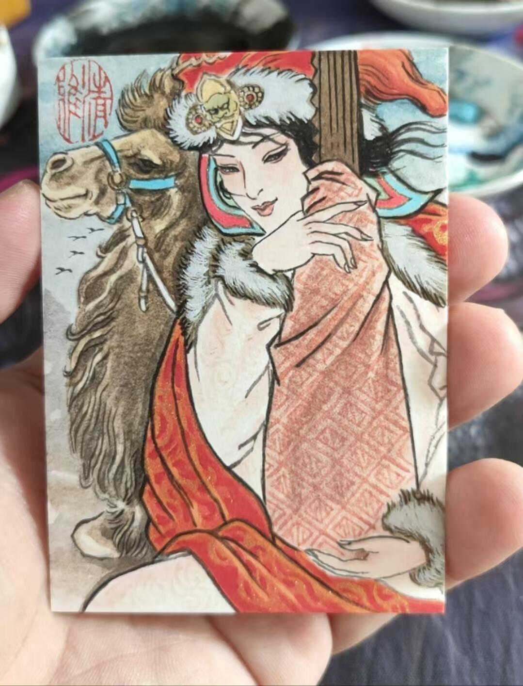 秋风气爽，寒冬来临，卡圈做伴！ 卢艺丰四大美女之昭君出塞