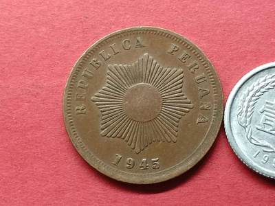 外国硬币套币散币 秘鲁硬币1945