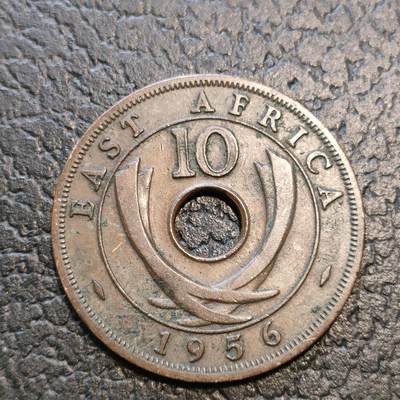 外币小铺☞第24场 - 英属东非1956年10分