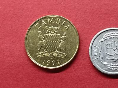外国硬币套币散币 赞比亚硬币5