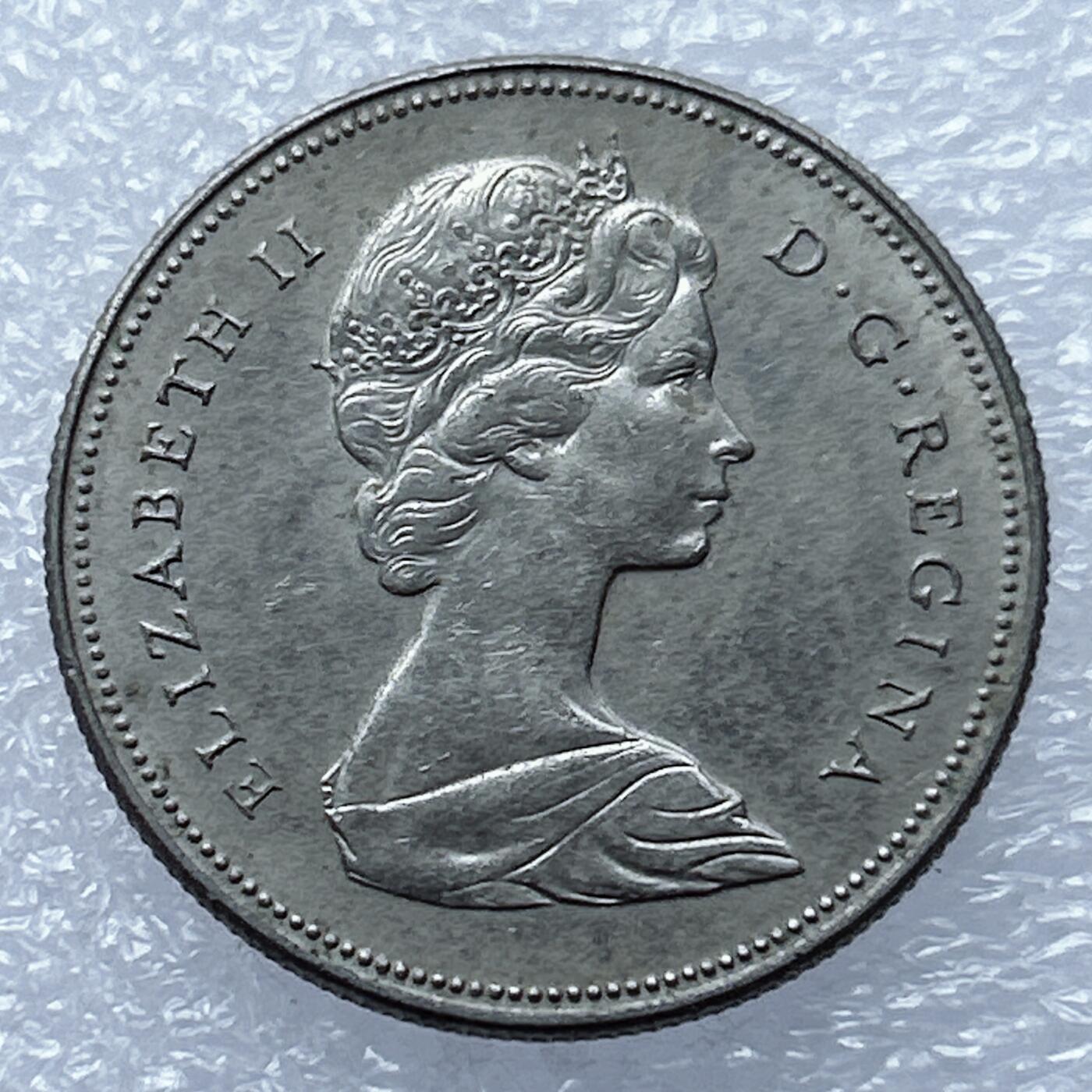 海外回流1元起拍小铺 各国钱币散币场 第18期 加拿大1969年50分