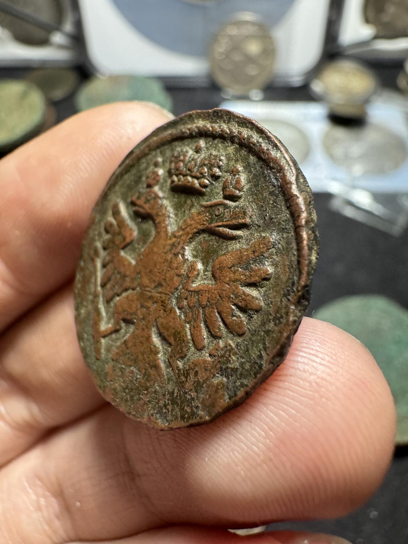 南宋泉阁俄币 外币 国币 专场第二期 沙俄 伊丽莎白一世1740年半戈比 1736 1/4戈比一对 