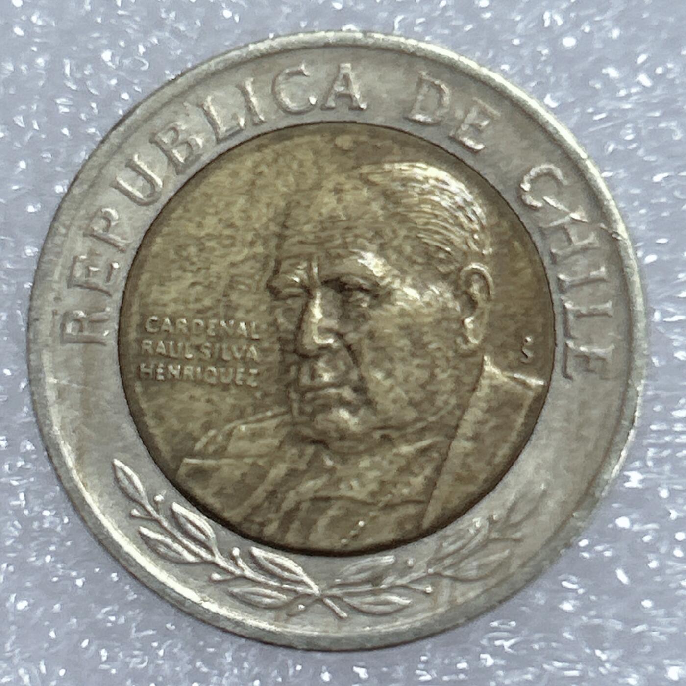 海外回流1元起拍小铺 各国钱币散币场 第18期 智利2003年500比索双色币