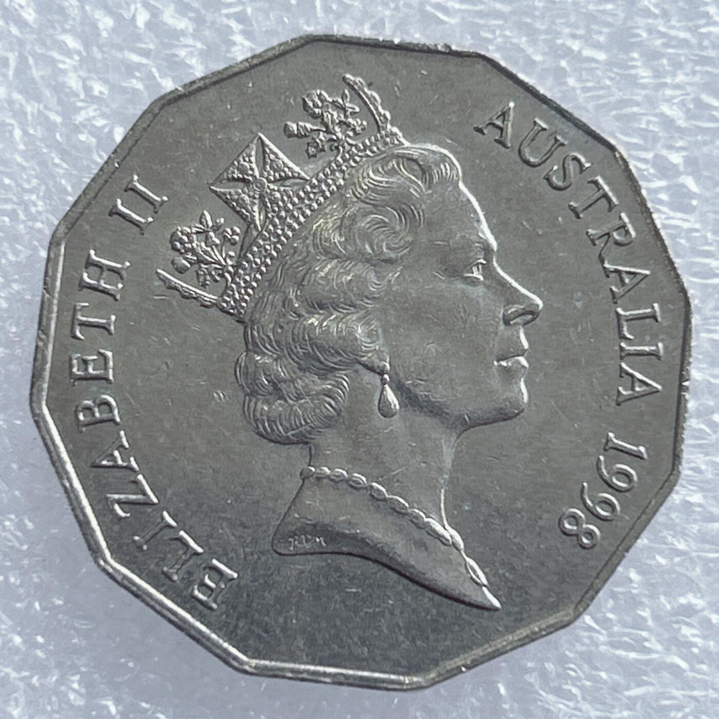 海外回流1元起拍小铺 各国钱币散币场 第18期 澳大利亚1998年50便士发现巴斯海峡200周年