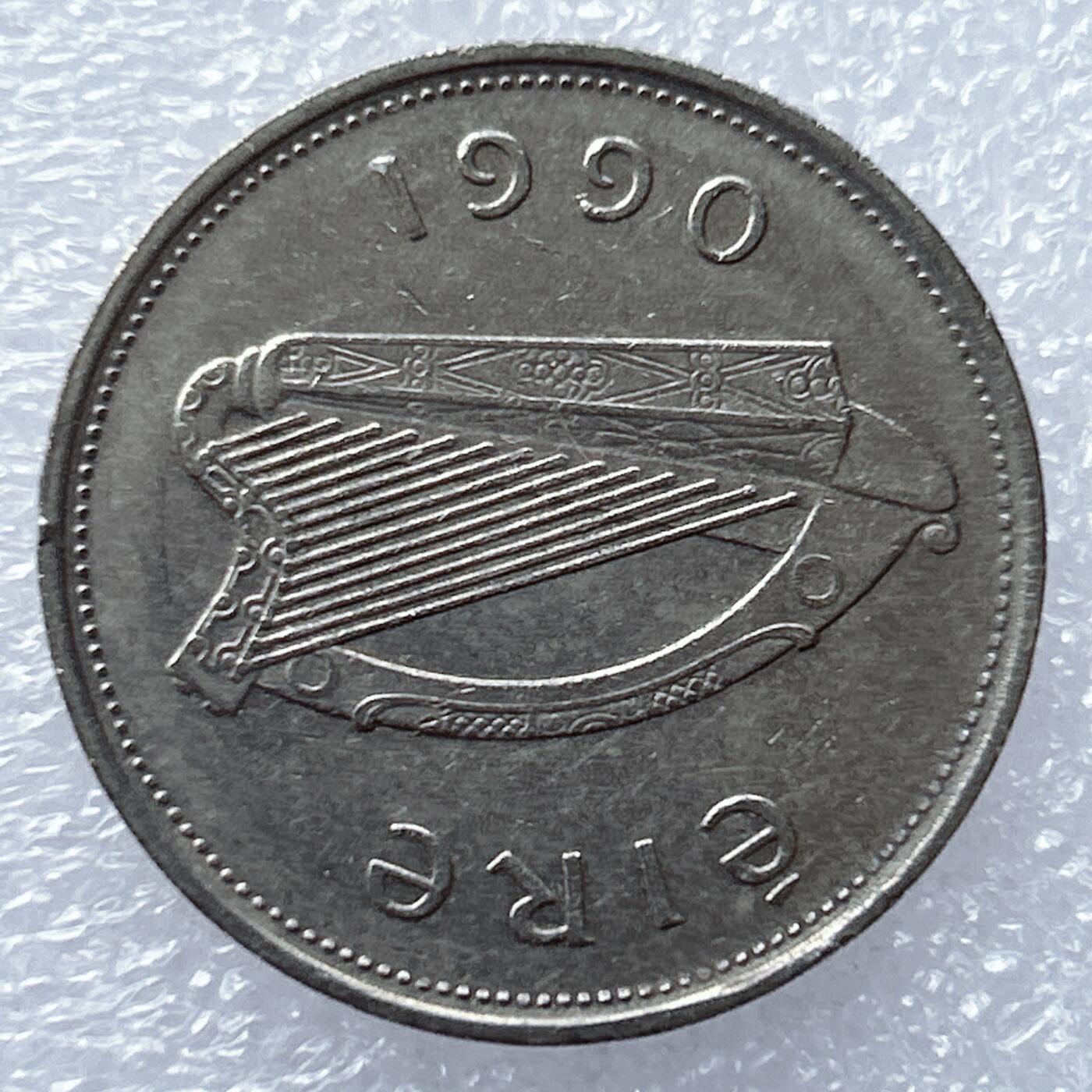 海外回流1元起拍小铺 各国钱币散币场 第18期 爱尔兰1990年1镑 大角鹿