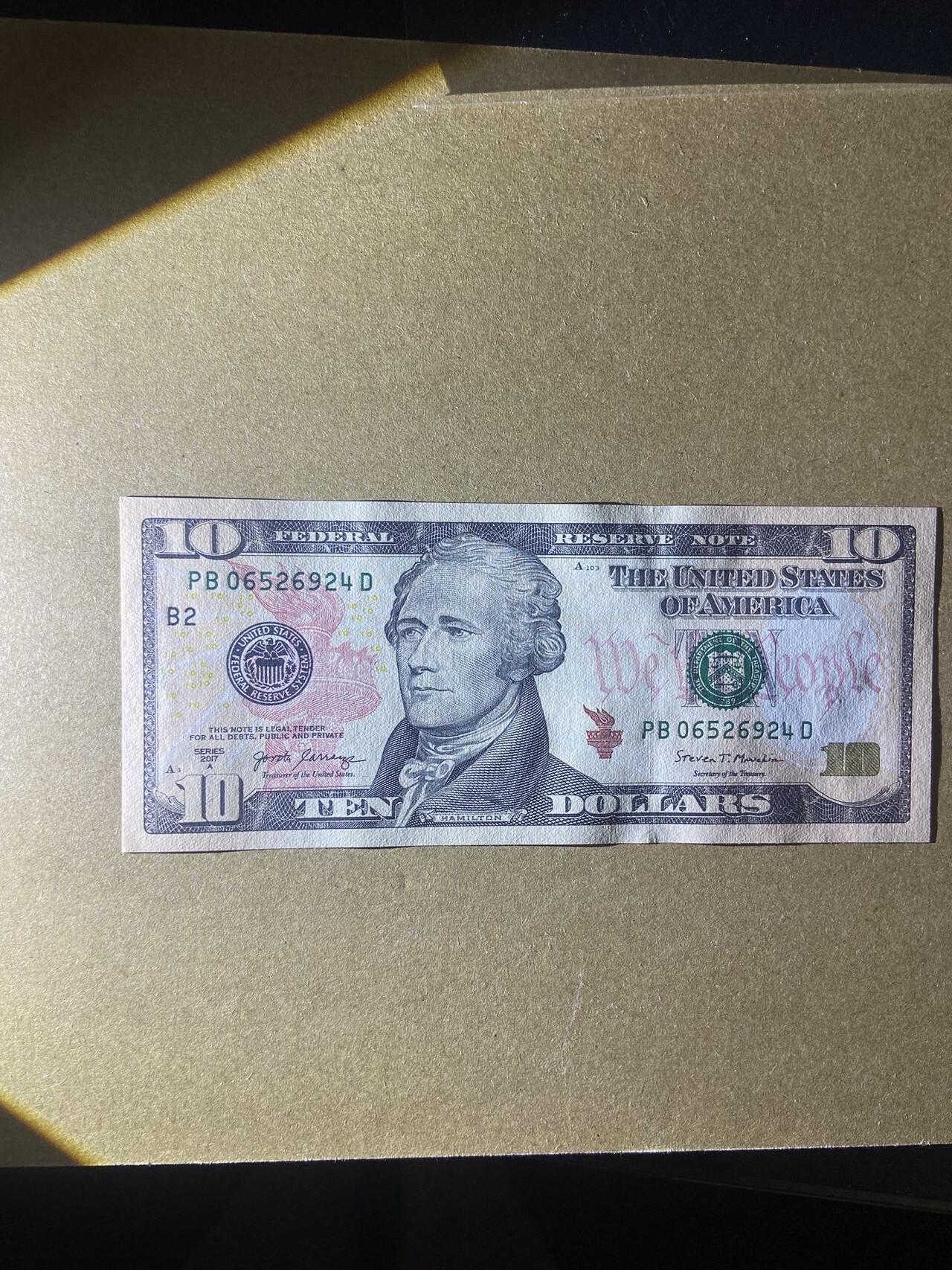 【炜奕收藏】，第十八期 10美元，UNC品相