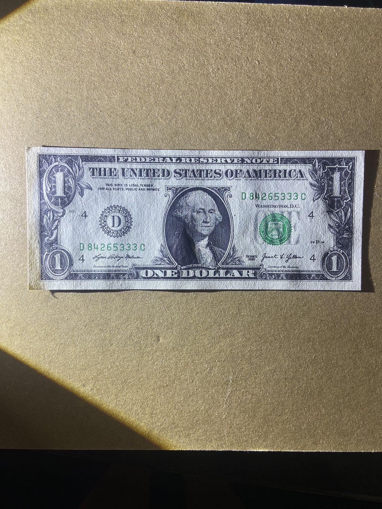 【炜奕收藏】，第十八期 1美元豹子号，UNC品相