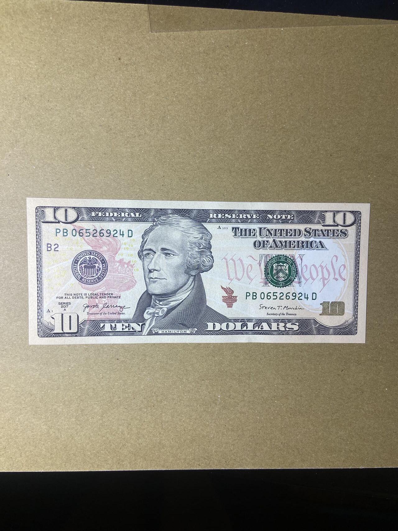 【炜奕收藏】，第十八期 10美元，UNC品相