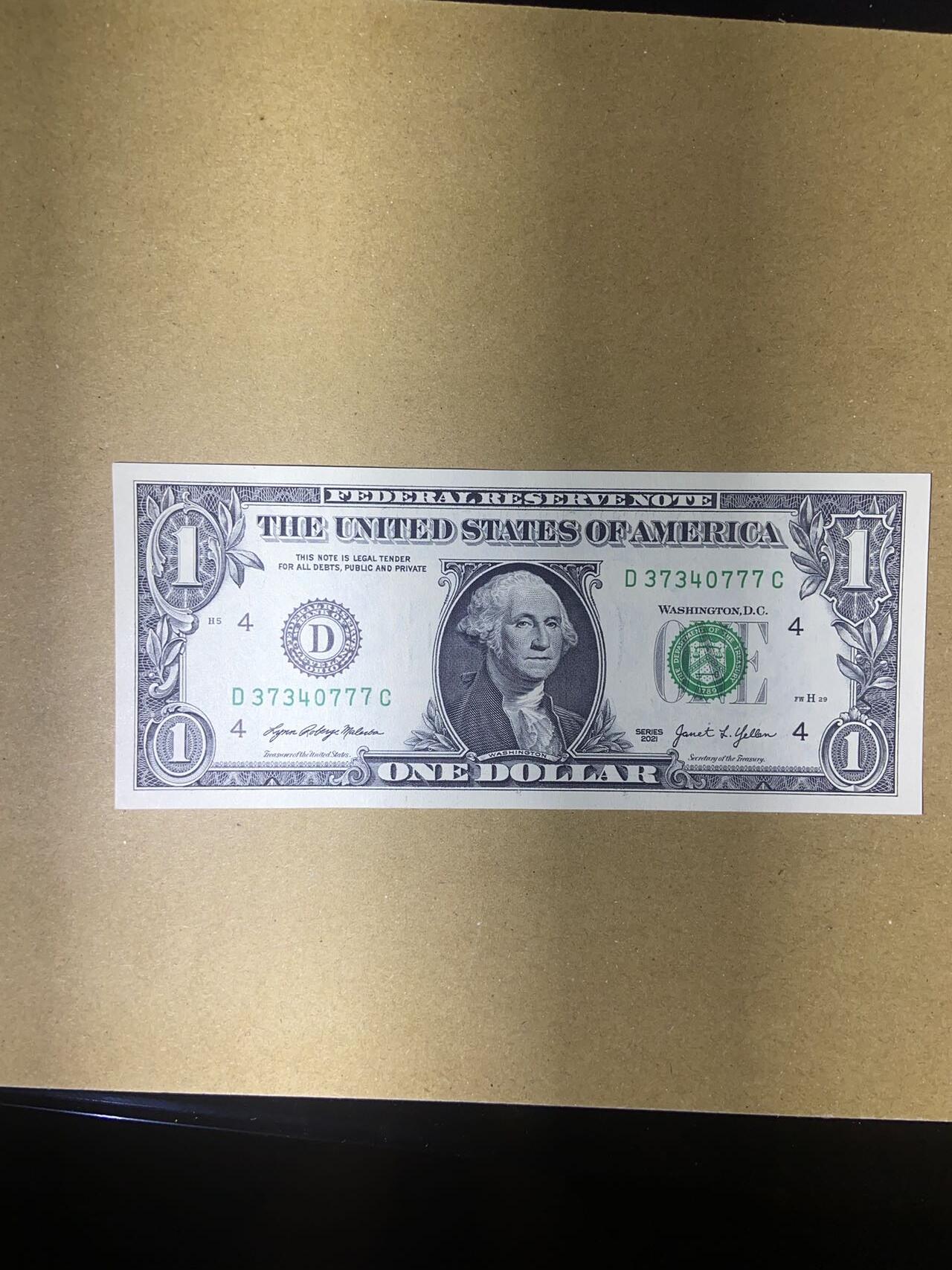 【炜奕收藏】，第十八期 1美元豹子号，UNC品相