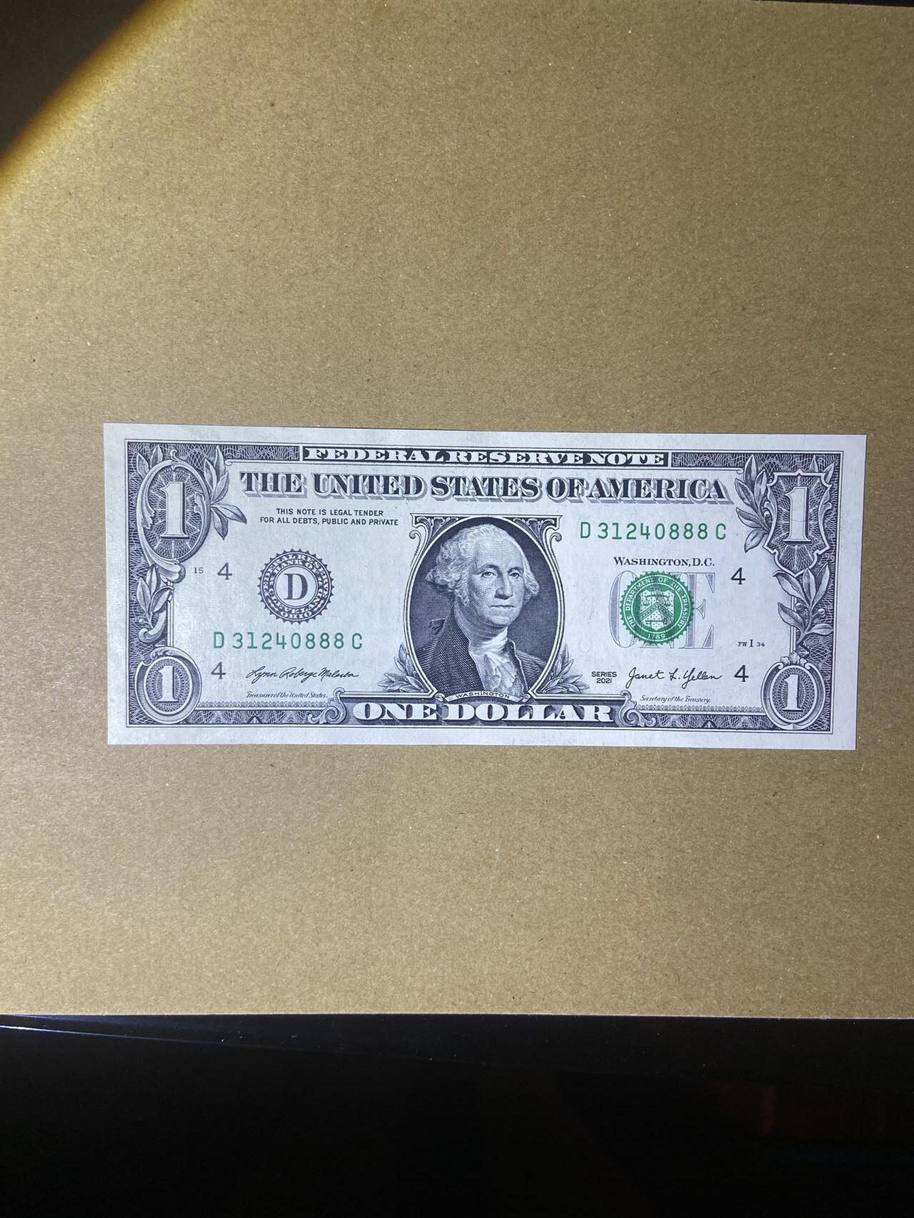 【炜奕收藏】，第十八期 1美元豹子号，UNC品相