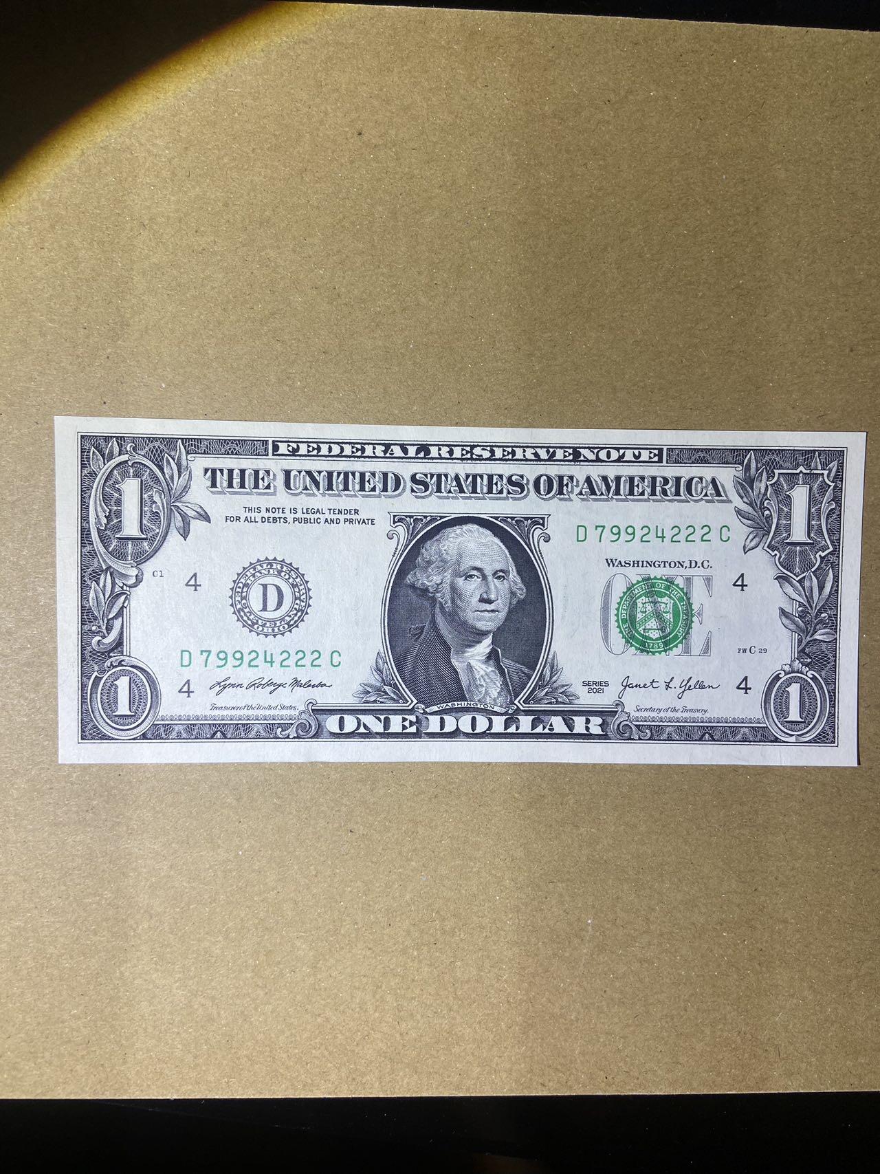 【炜奕收藏】，第十八期 1美元豹子号，UNC品相