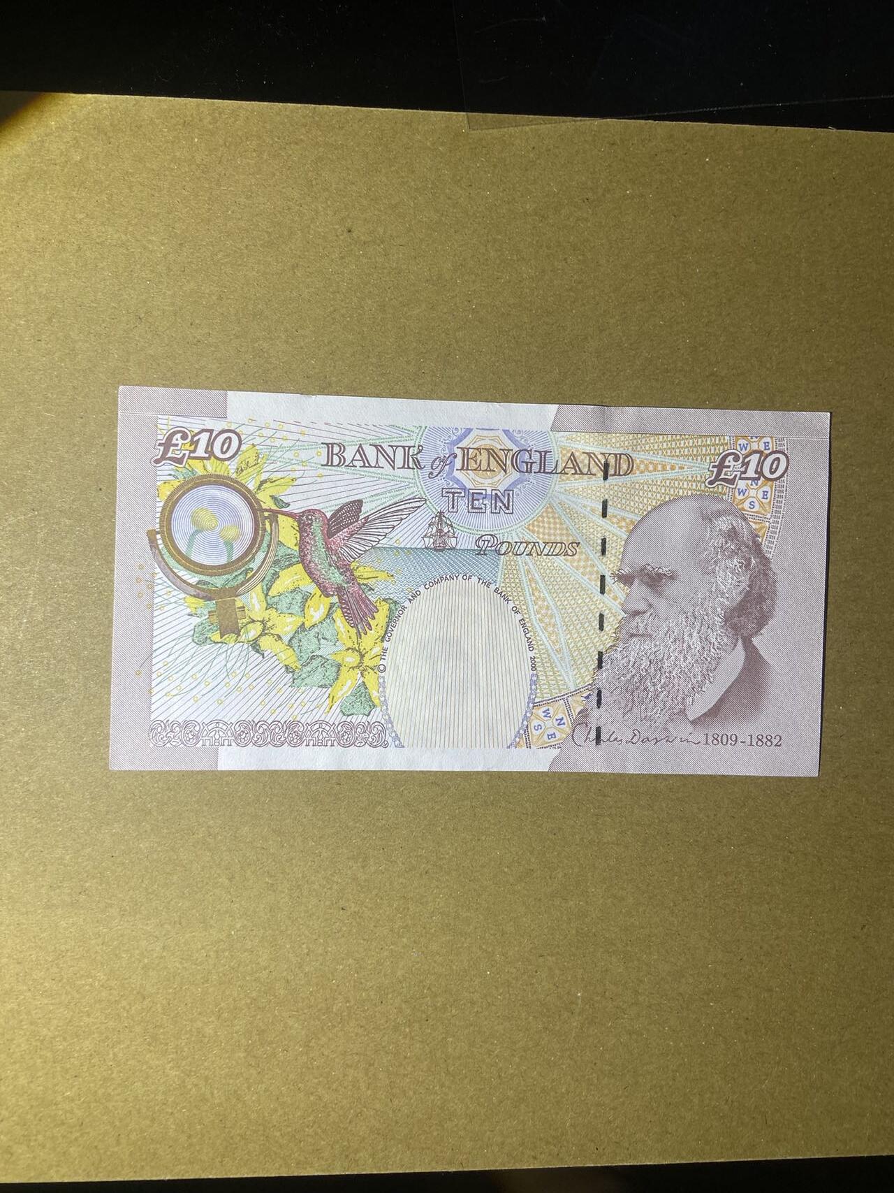 【炜奕收藏】，第十八期 英国E序列再版10磅，AU品相