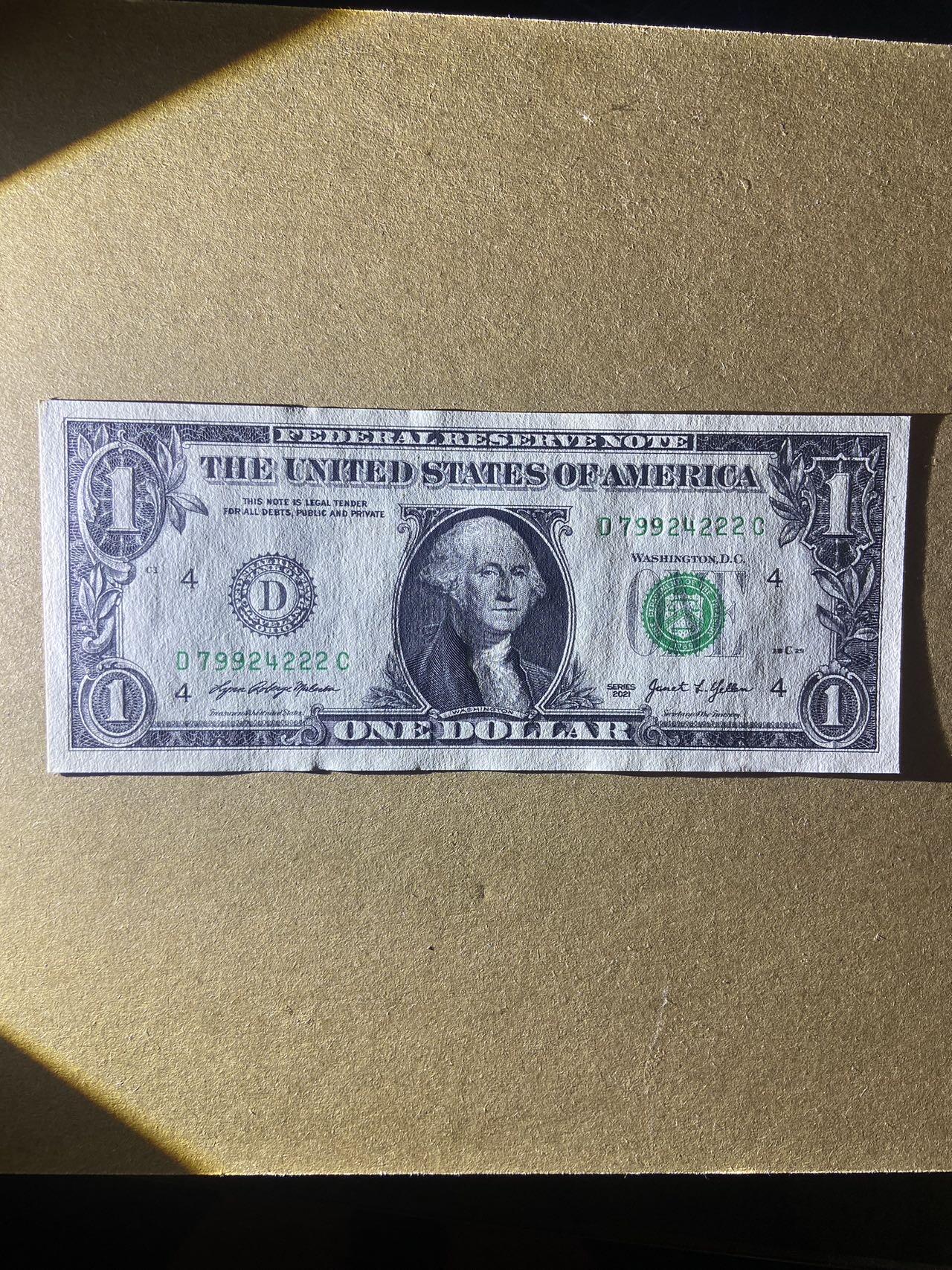 【炜奕收藏】，第十八期 1美元豹子号，UNC品相