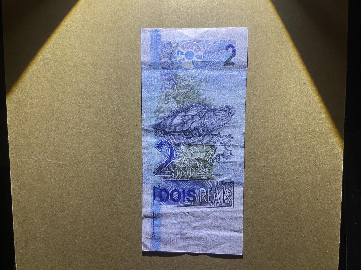 【炜奕收藏】，第十八期 巴西2雷亚尔，流通好品