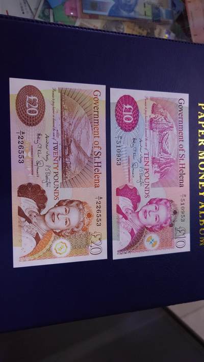 【世界钱币】精选微拍第147期暨2024年第59期 双11专场(2) ～超30款货品汇率起拍 2012年圣赫勒拿10+20镑 全新绝品无47尾2同