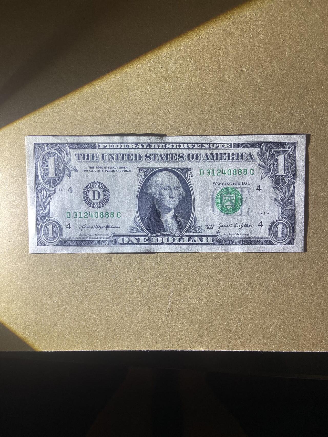 【炜奕收藏】，第十八期 1美元豹子号，UNC品相