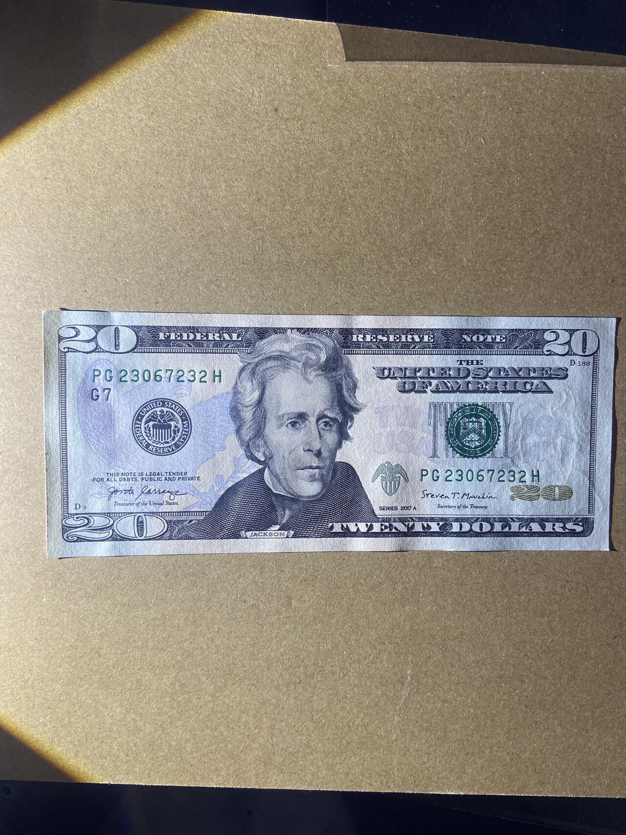 【炜奕收藏】，第十八期 20美元，UNC品相