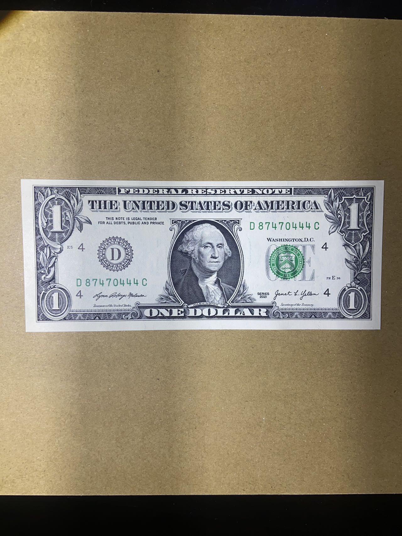 【炜奕收藏】，第十八期 1美元豹子号，UNC品相